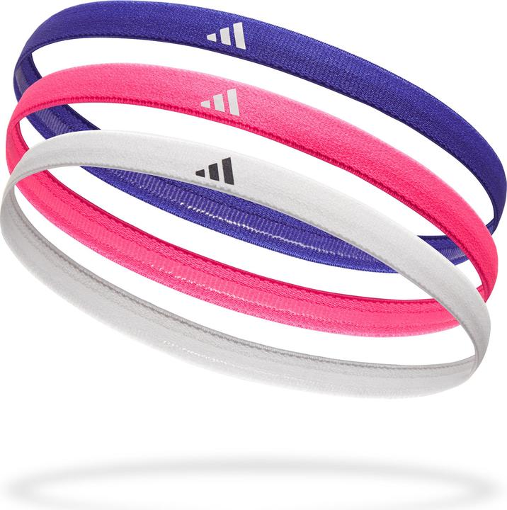 adidas Hairbands Lucid Blue, Lucid Pink, White