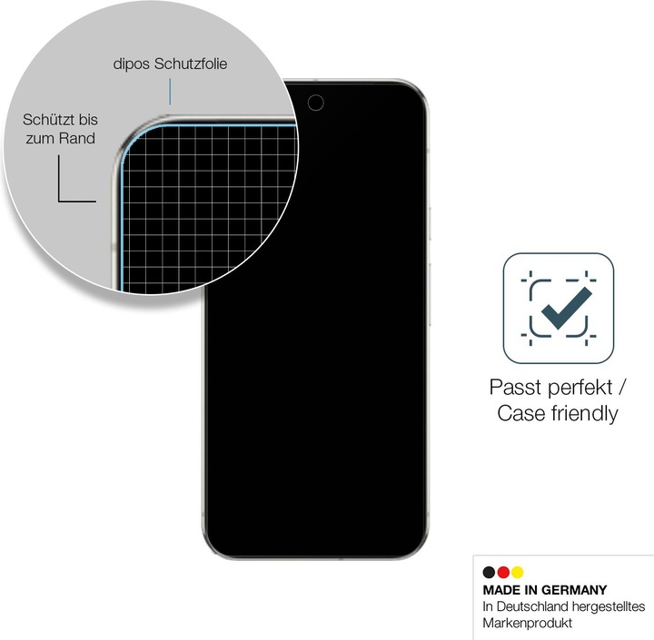 Produktbild Dipos Anti-Shock Displayschutz Matt 9H (1 Stück, Google Pixel 9 Pro XL)