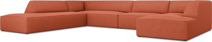 Actual product image Micadoni Panoramic Left Corner Sofa, "Ruby", 7 Seats, 366x273x69 Made in Europe (Sofa landscape)