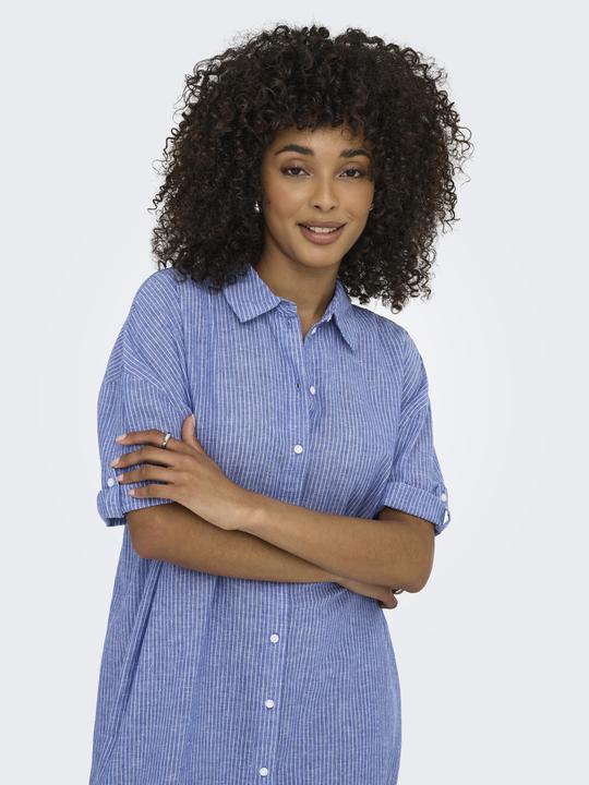 Actual product image JdY Locker geschnitten Hemdkragen Voluminöser Armschnitt Midikleid Kleid (XS)