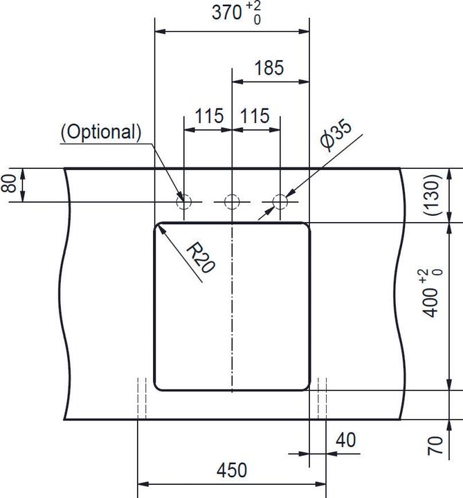 Produktbild Franke 125.0683.232 (Einbauspüle, 40.30 cm, 43.30 cm)