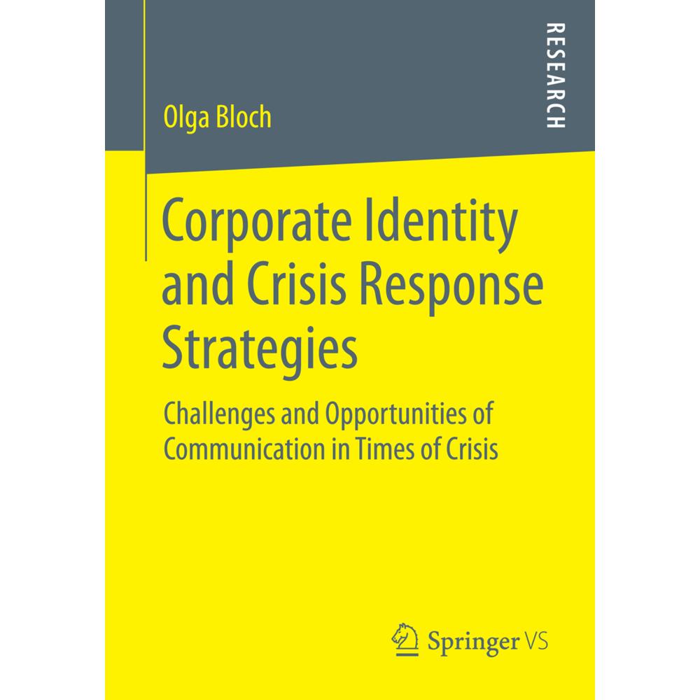 Corporate Identity and Crisis Response Strategies, Fachbücher