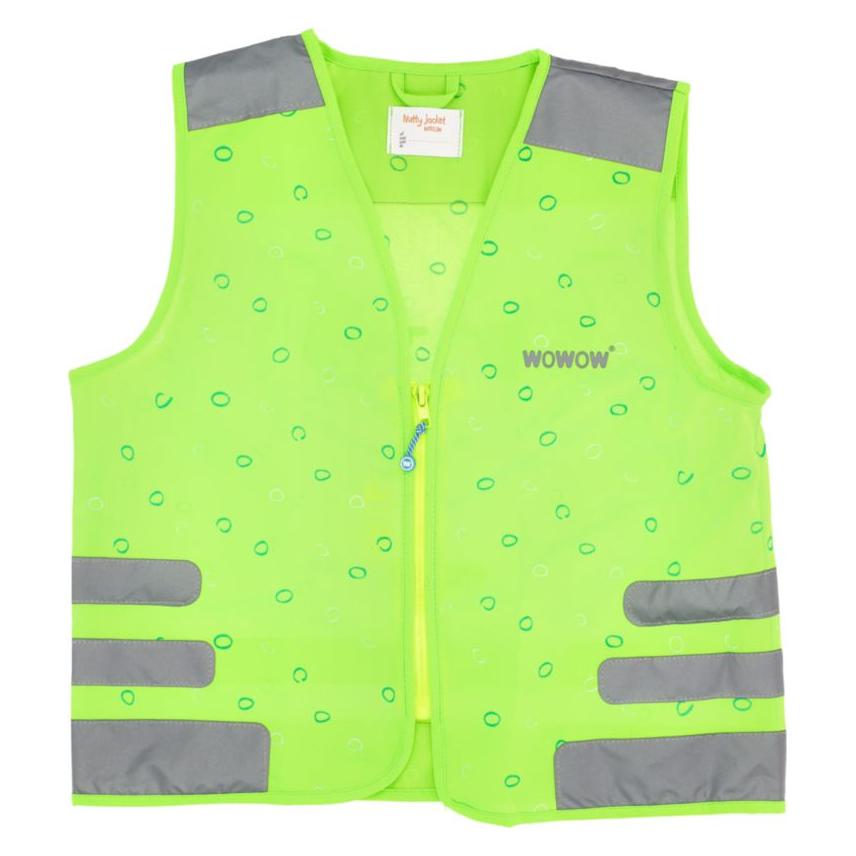 Wowow, Mädchen, Velojacke, Kinder-Sicherheitweste (L), Grün, L