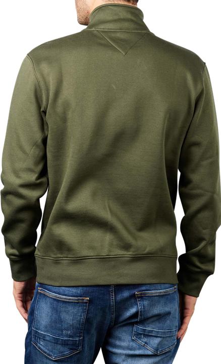 Immagine prodotto Tommy Hilfiger Tommy Jeans solido con zip Pullover girocollo oliva scuro (XXL)