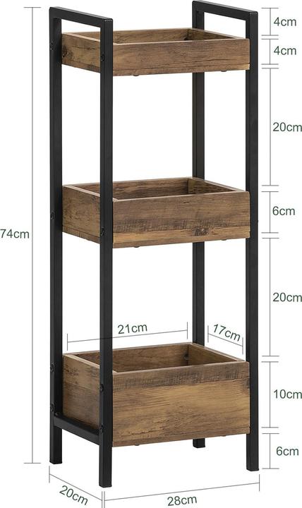 SoBuy Vintage (28 x 20 x 74 cm)