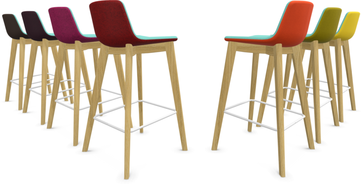 Actual product image Narbutas Twist & Sit Bar Stool
