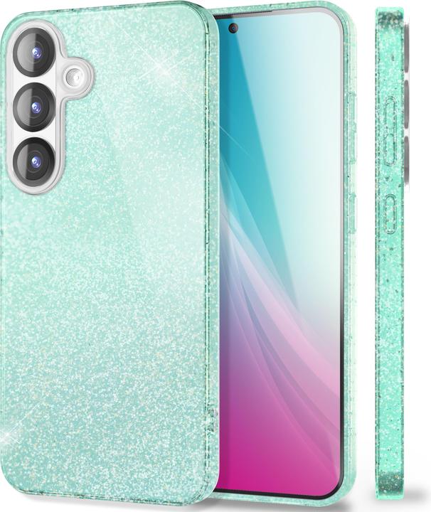 Produktbild Nalia ShinePop - Stabile Glänzende Glitzer Hülle - Glamour Glitter Cover (Samsung Galaxy S25)