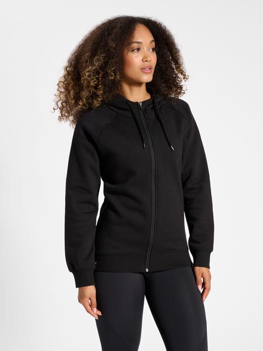 Immagine prodotto hummel Felpa Con Cappuccio Rossa Con Zip Pesante Donna (XS)