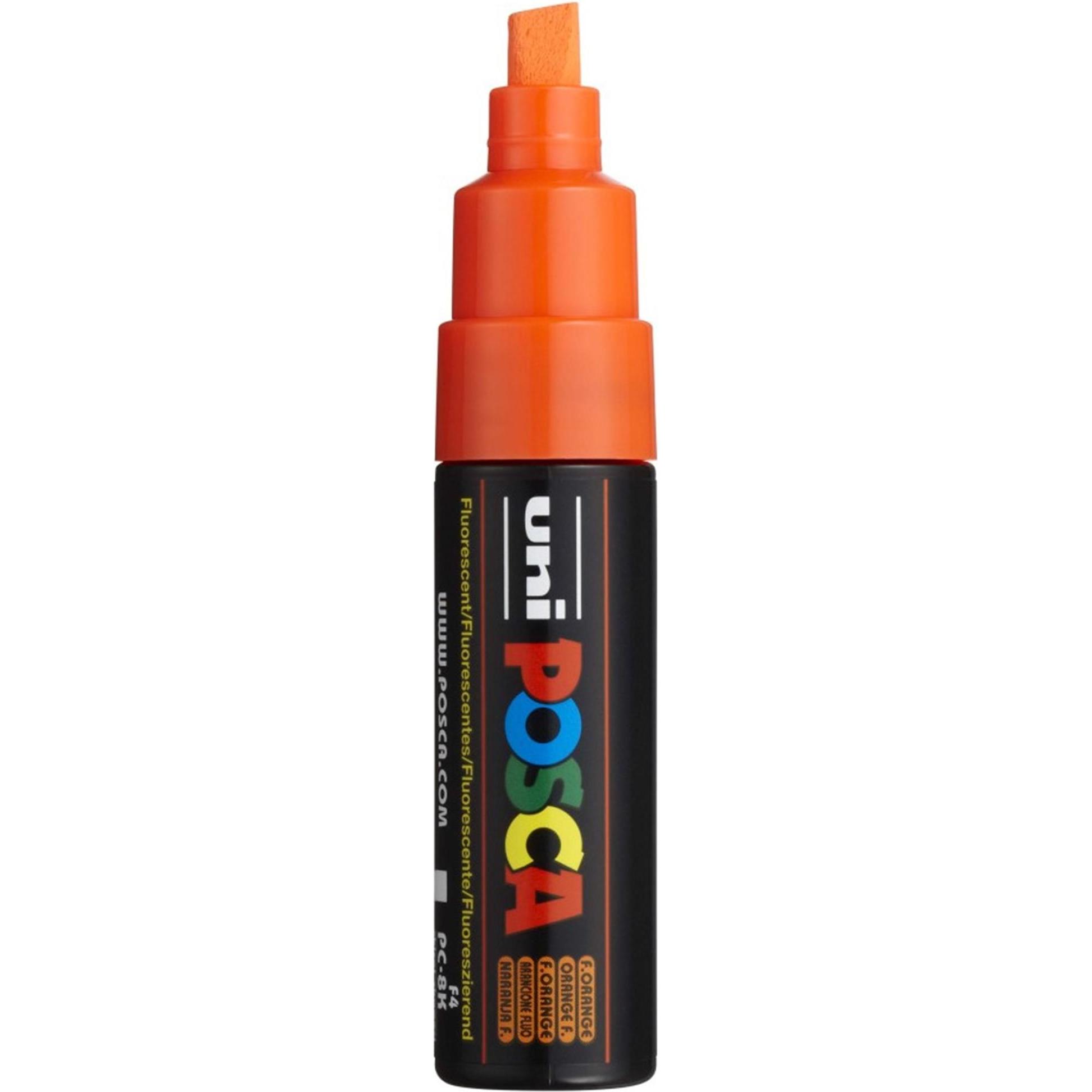 Thumbnail - Posca, Marker, Marker PC-8K Keilspitze (Orange, 8 mm, 1 x)