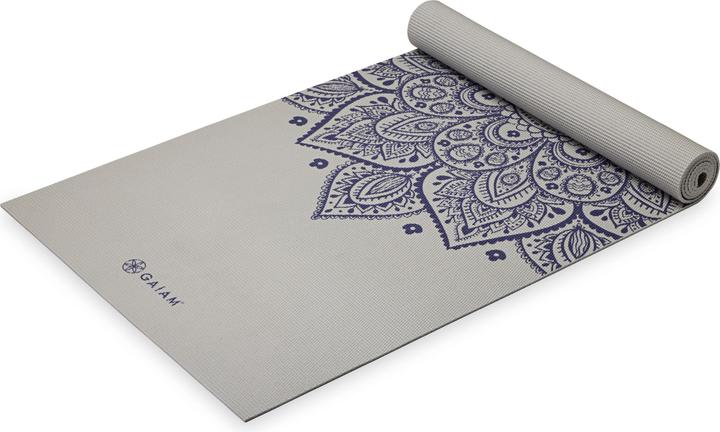 Actual product image Gaiam Sundial Flower Yoga Mat 5 mm Classic Printed (5 mm)