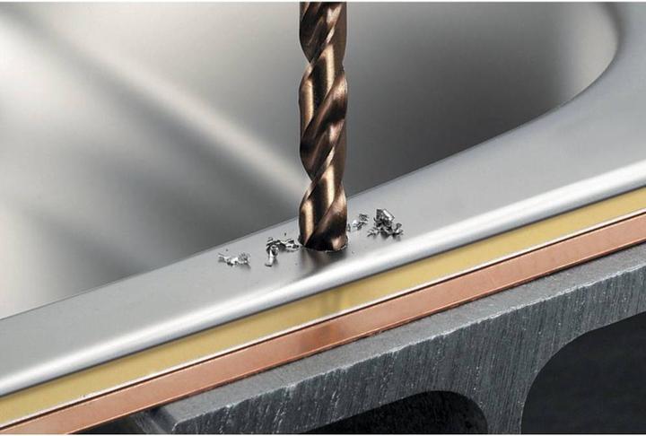 Produktbild wolfcraft 1 Metallbohrer HSS-Co ø9,5x125mm (9.5 mm)