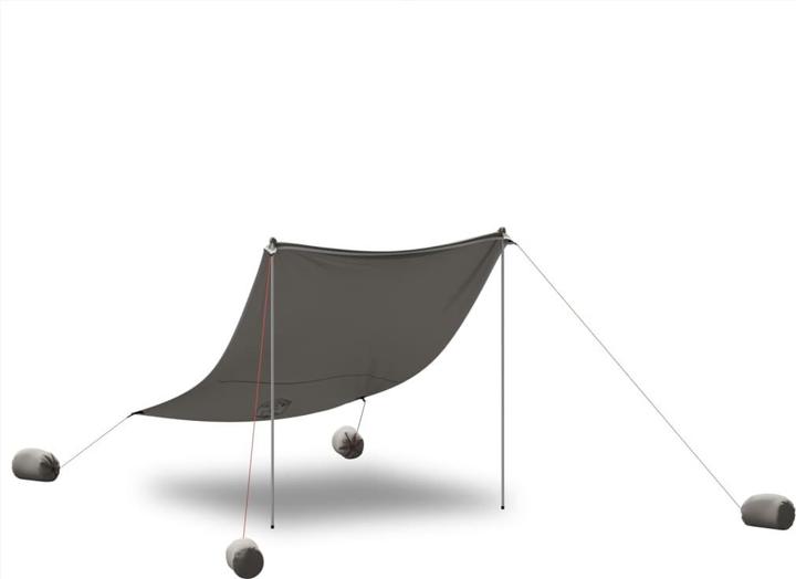 Produktbild VidaXL Strand-Schattenzelt mit Sandsäcken 304 x 300 cm (Strandzelt + Strandmuschel, 0.18 kg, 8 Personen)