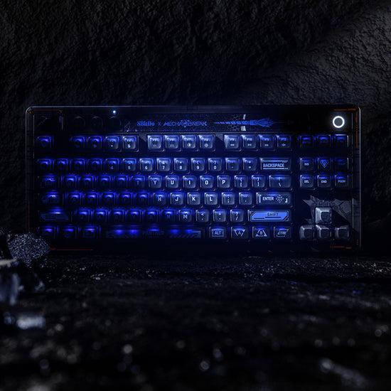 Produktbild 8bitdo - Mechanical Keyboard Mecha Break Ed. - Black - 87 Keys (US, Kabelgebunden, Kabellos)