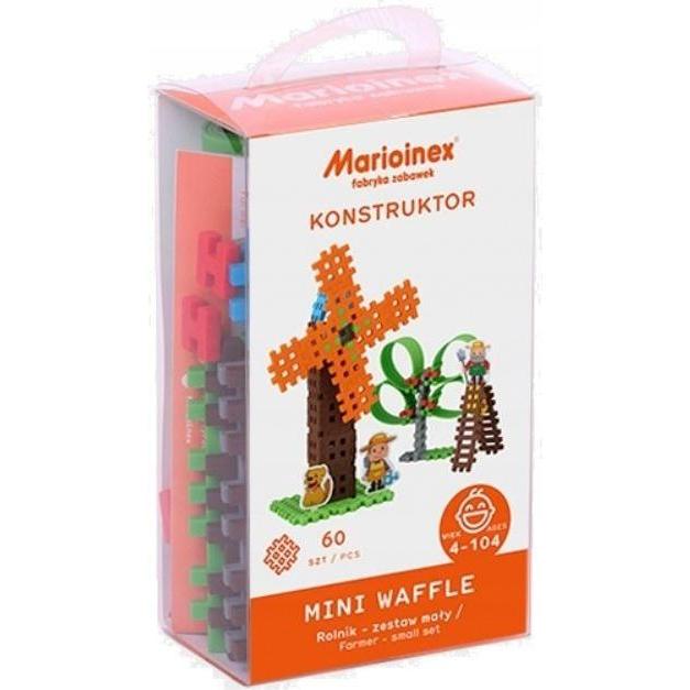 Marioinex Mini -Waffel -Designblöcke - Landwirt setzte grosse Blase