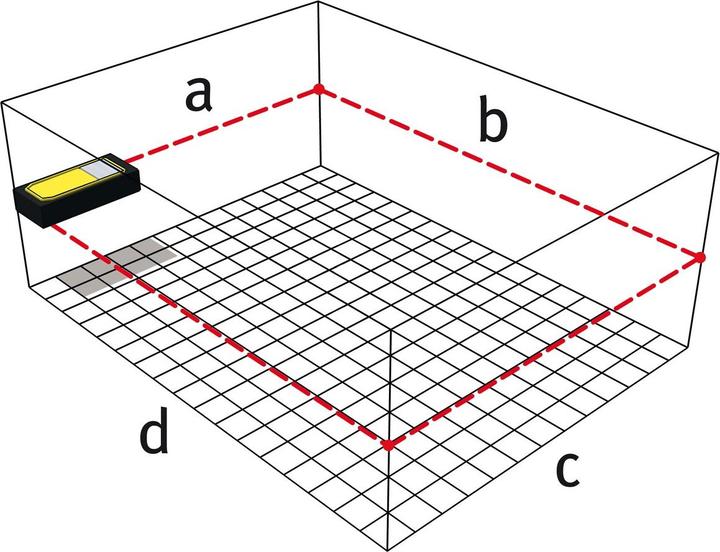 Actual product image Stabila LD320 Laser Rangefinder (60 m, 635 nm)