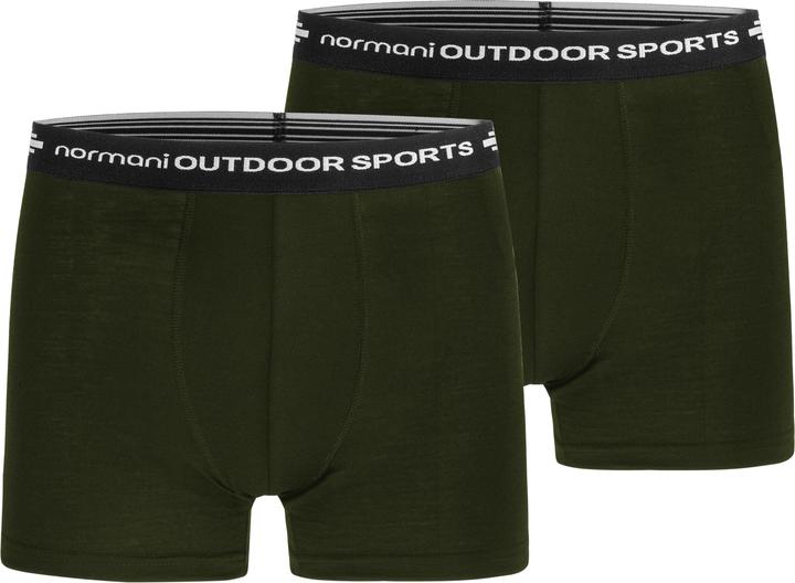 Normani 2er Pack Herren Merino Boxershorts Unterhose - 7692