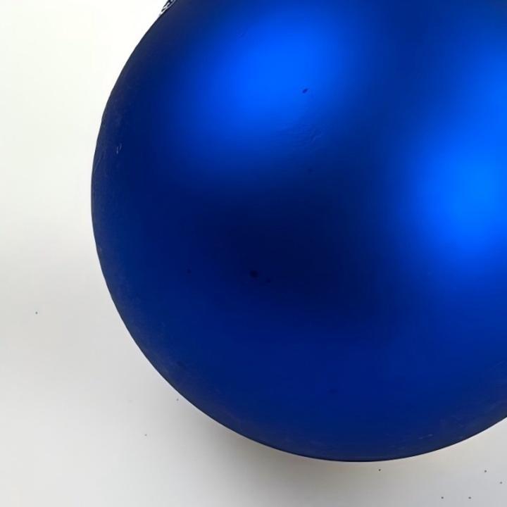 Actual product image Relaxdays - Weihnachtskugeln 50er Set, Blau/ Silber (50 -part)