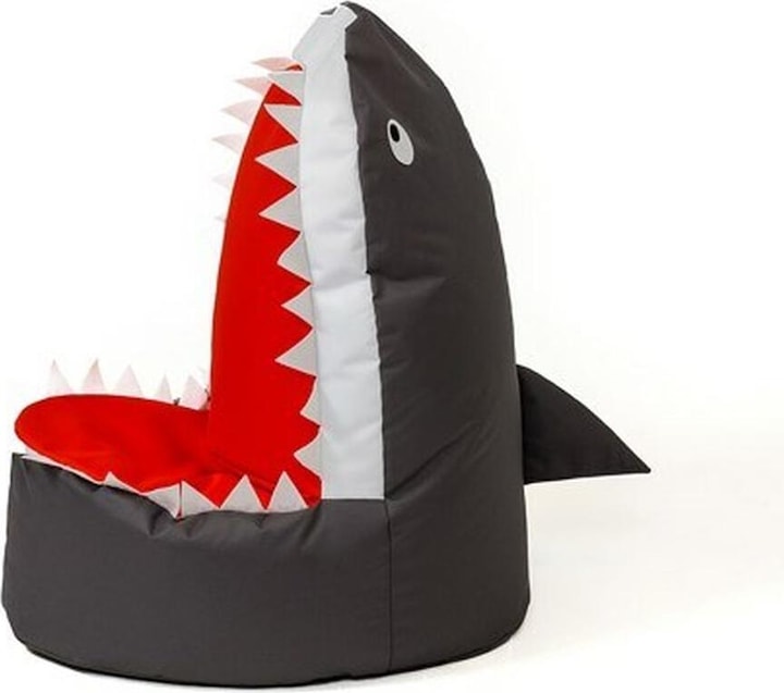 Produktbild Go Gift Sako Tasche pouf Shark schwarz XXL 100 x 60 cm