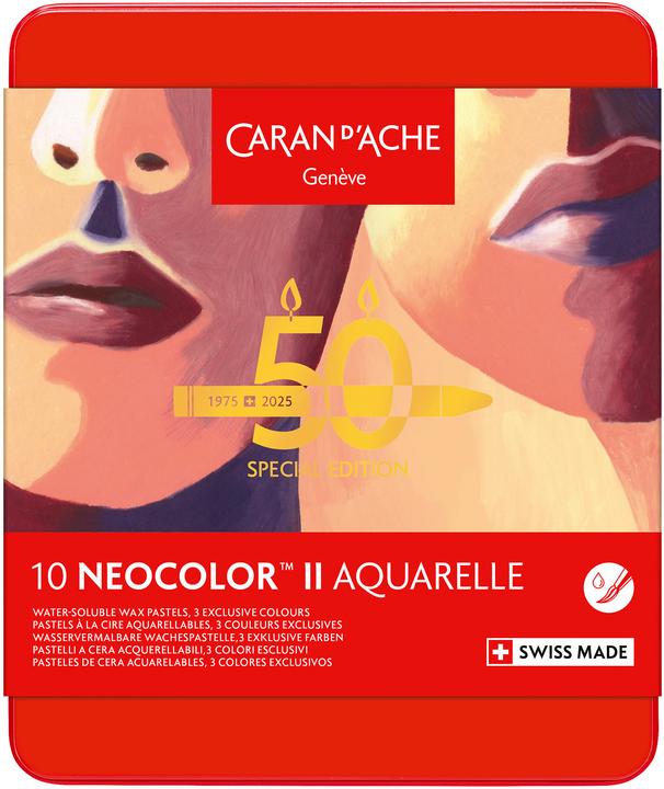 Caran d'Ache Neocolor II (Mehrfarbig, 10 x)
