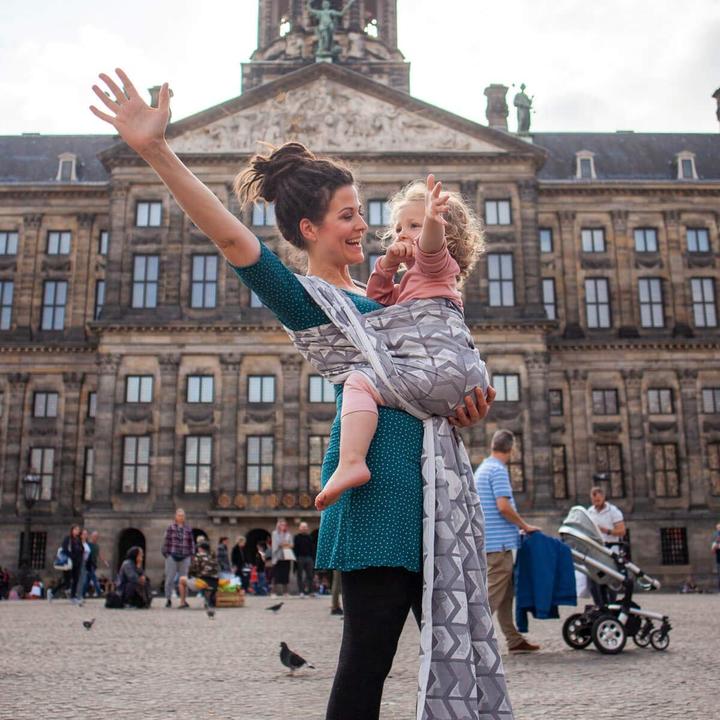 Image du produit Hoppediz Echarpe de portage pour bébé Qualité kbA (4.60 m)