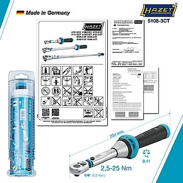 Produktbild HAZET Drehmomentschlüssel (1/4", 2.50 Nm, 25 Nm)