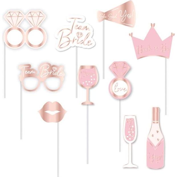 Amscan Fotorequisiten-Set Hen Party Paper 10-teilig