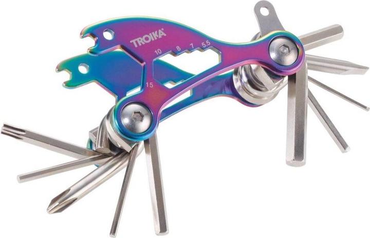 Actual product image Troika Keychain Multitool Iridescent