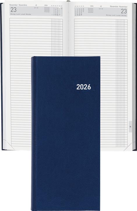 Produktbild Biella Geschäftsagenda Langformat Tower (13.5 x 31.5 cm, Deutsch, Englisch, Italienisch, Französisch)