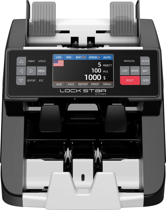 Actual product image Extralink Lockstar Professional Banknote Counter Uv, Ir, mg, Cis X-1000 (Bank note counter)