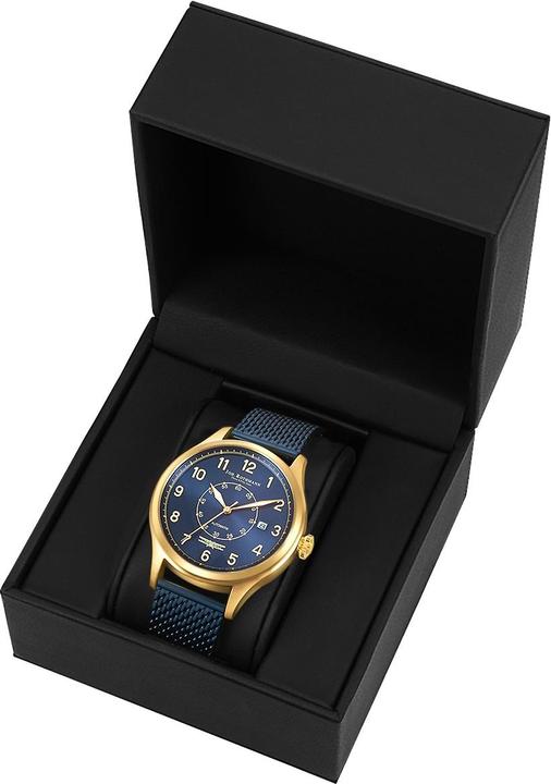 Image du produit John Rothmann Montre automatique Homme Flight en acier inoxydable bleu - 26861 (Montre analogique, 42 mm)