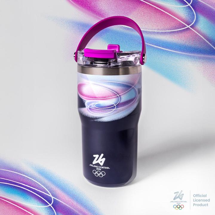 Actual product image Bialetti Borraccia Termica Viola Milano Cortina (0.60 l)