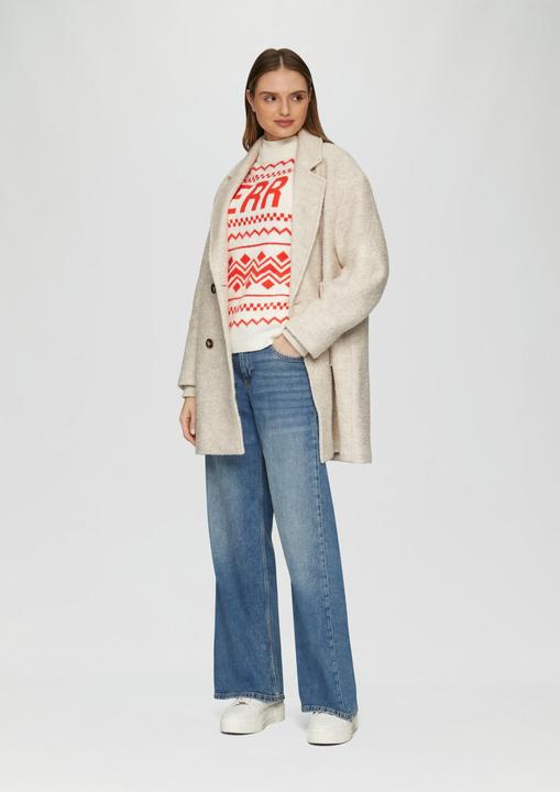 Produktbild S.Oliver Strickpullover Weihnachtspullover aus Baumwollmix (40)