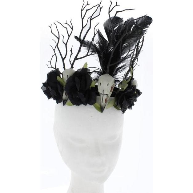 MICA Festival Halloweenschmuck - Krone mit Tierschädel