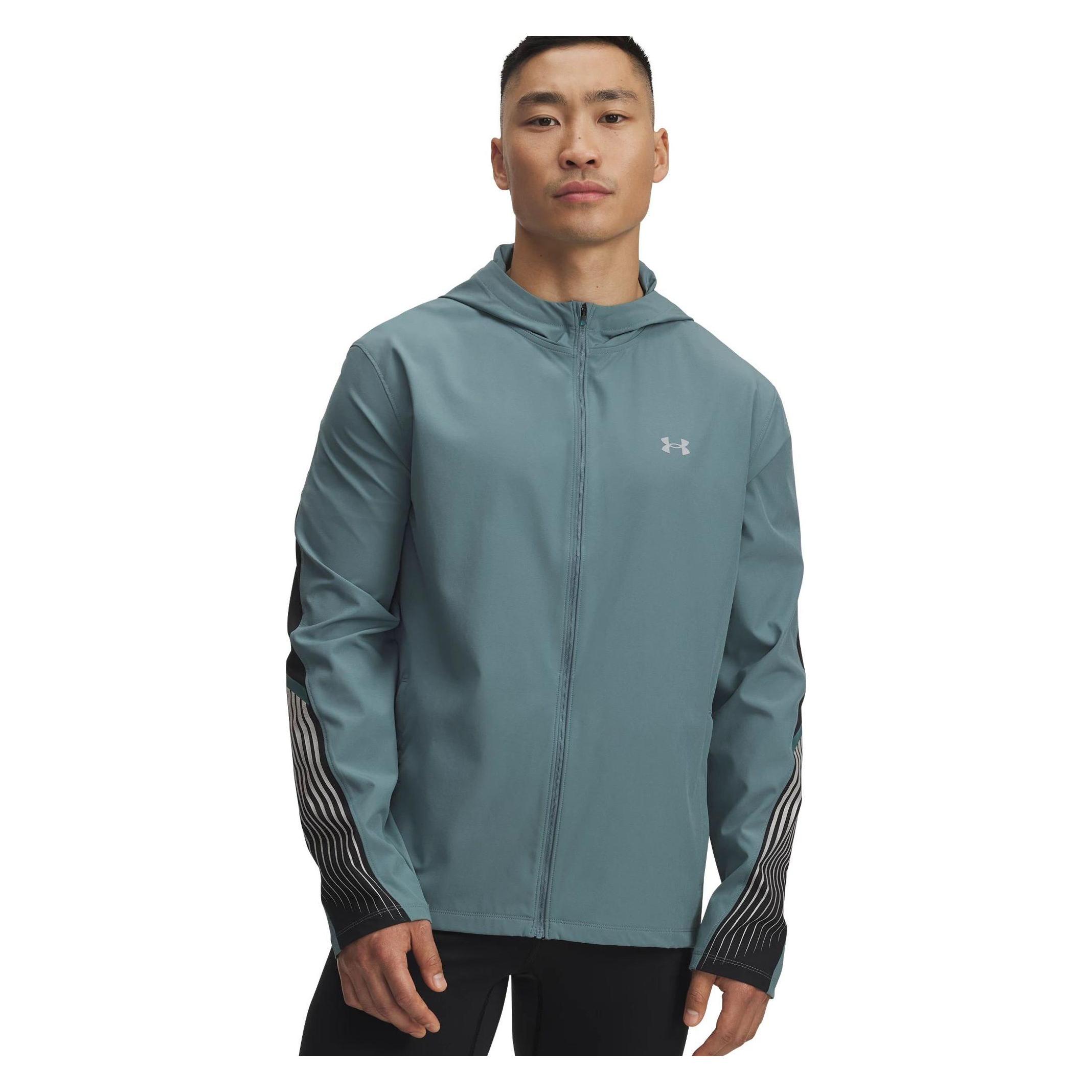 Under Armour, Herren, Pullover, Velociti Storm, Mehrfarbig, Blau, Schwarz, (L)