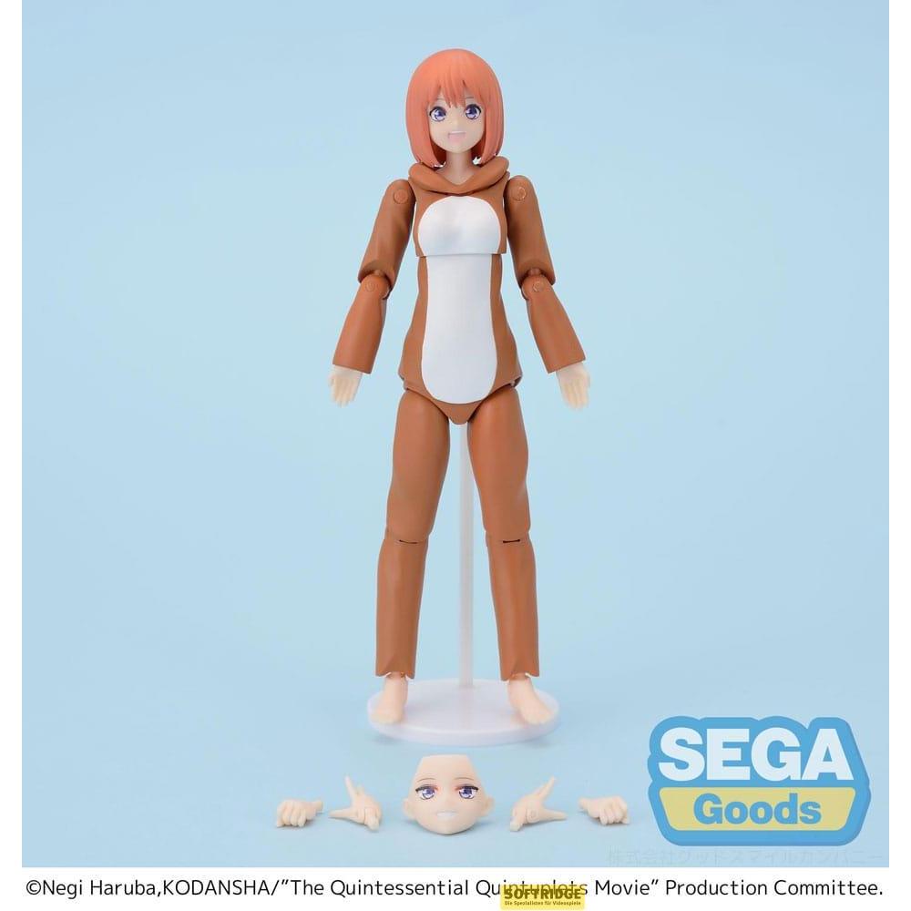 Sega Goods The Quintessential Quintuplets Actionfiguren Movingood!!! Yotsuba Nakano 15 cm