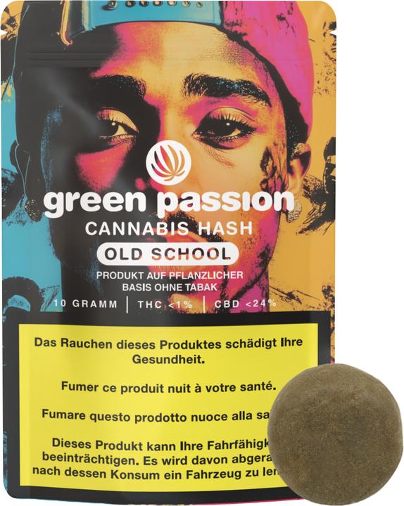 Immagine prodotto Green Passion CBD Hash Old School (2 g, Interno)