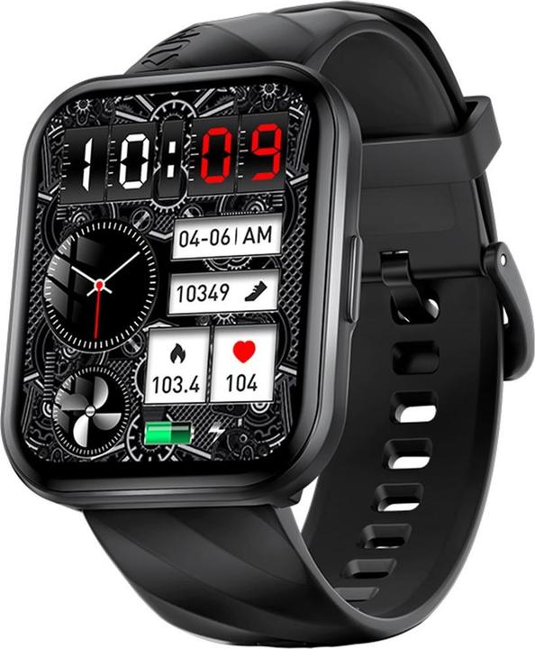 Actual product image Kumi Smartwatch KU6 META 1.96 inch black (38.50 mm)