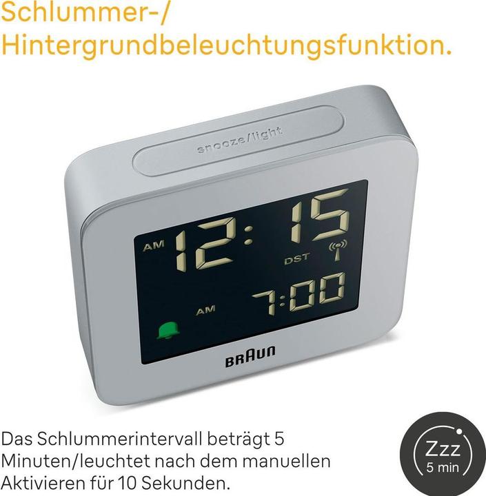 Image du produit Braun Réveil, gris