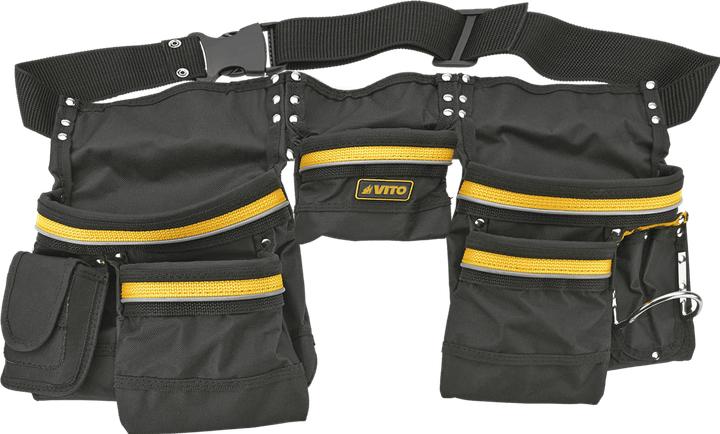 Actual product image VITO Nylon Double Tool Pouch (1 Piece)