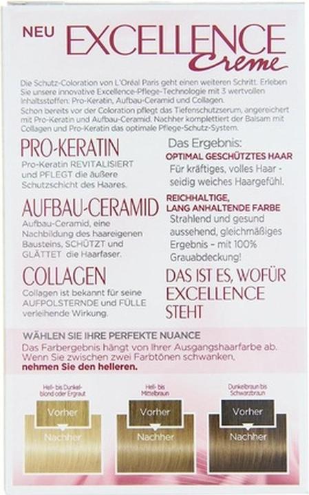 Immagine prodotto L'Oréal Paris Excellence Creme Colore per capelli 9 Biondo Chiaro (9 Biondo chiaro)