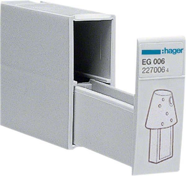 Actual product image Hager Storage compartment EG006 for programming key