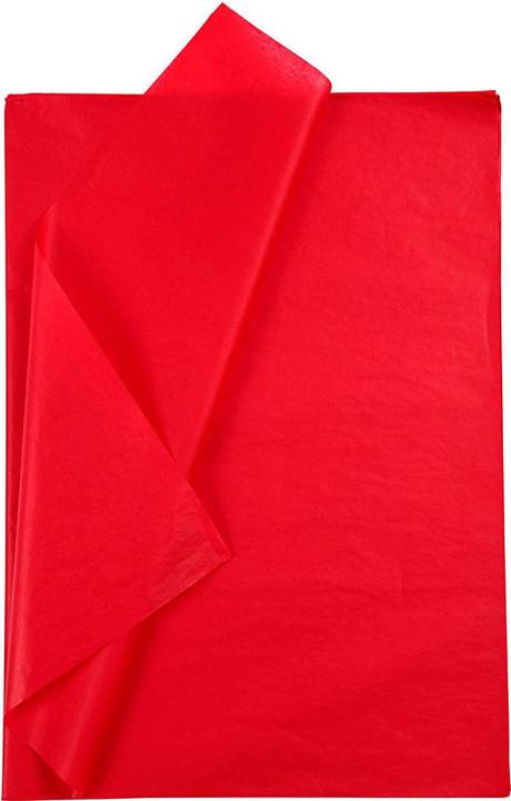 Immagine prodotto Creativ Company Carta velina rossa 10 fogli 14 gr, 50x70cm (14 g/m², 10 x)