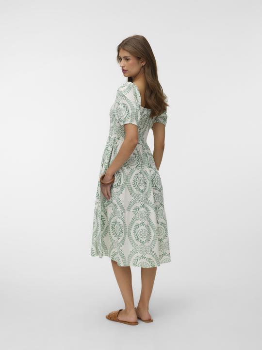 Produktbild Vero Moda VMROKAYA Midikleid Gesmoktes Kleid (M)