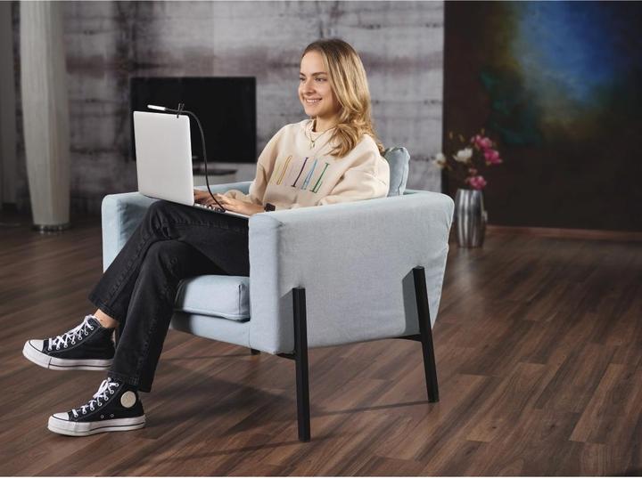 Actual product image Hama Notebook light, with 7 LEDs, 3 color modes, touch sensor