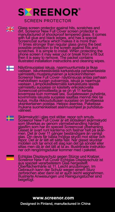 Actual product image Screenor 16040 mobile phone screen/back protector Clear screen protector Apple 1 pc(s) (1 pcs., Apple iPhone 13)