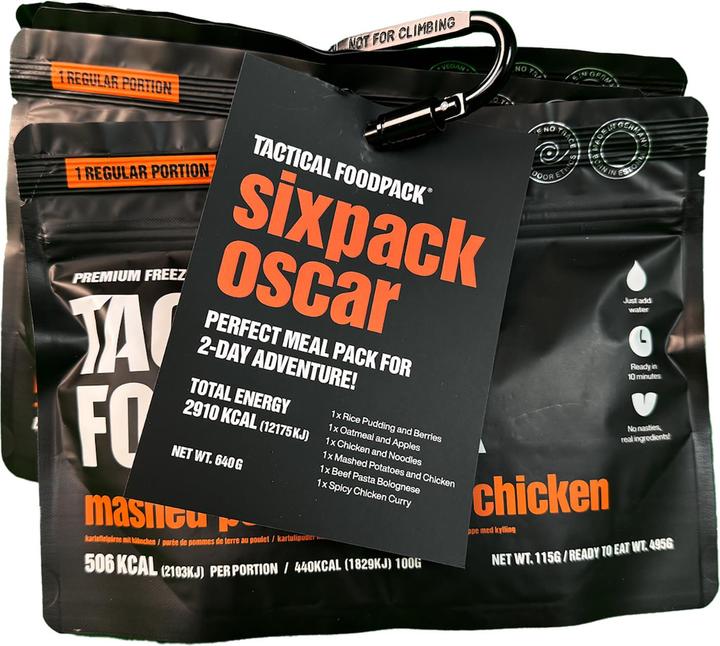 Tactical Foodpack Six-pack Oscar (640 g)