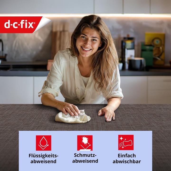 Actual product image DC Table Tablecloth Monte Carlo Sharon 150 cm x 2.2 m, Marone (220 x 150 cm)