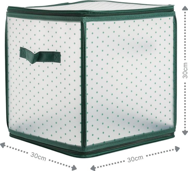 Actual product image Hermex Aufbewahrungsbox für Christbaumkugeln Aufbewahrungstasche Sortierbox (27 l)