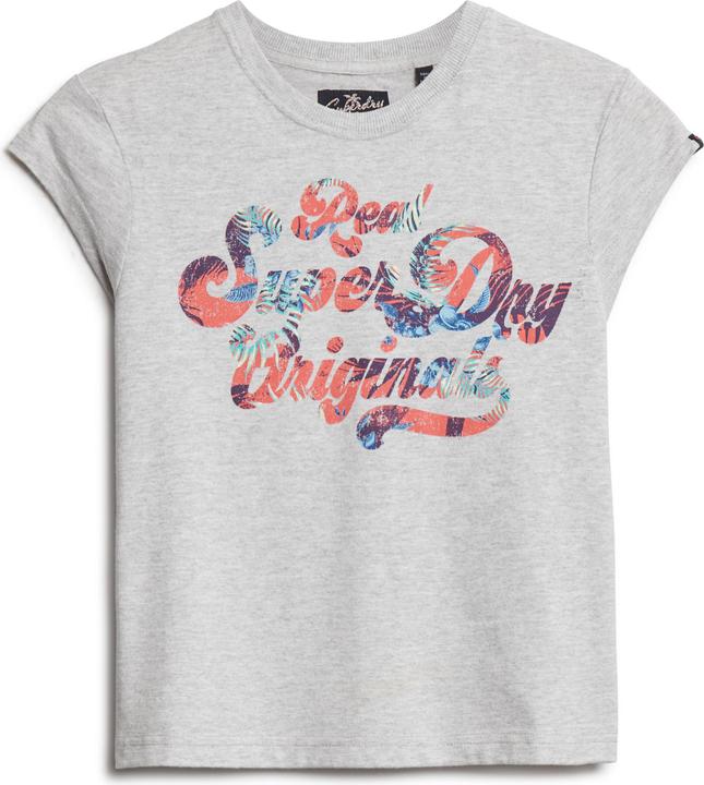 Actual product image Superdry Floral Scripted Cap Slv Tee (40)