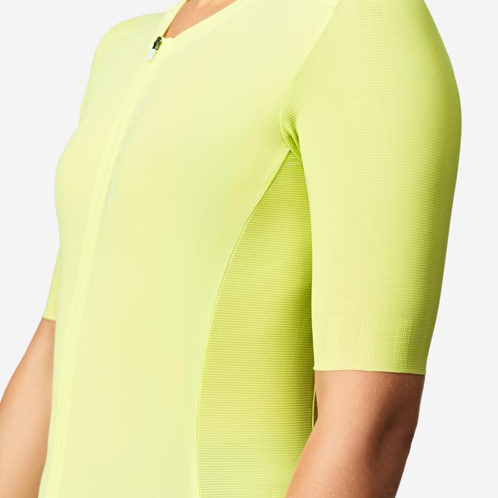 Image du produit Van rysel Maillot de vélo route manches courtes été unisexe - racer 2 jaune (M)